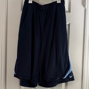 Nike Men's Dark Blue Athletic Shorts